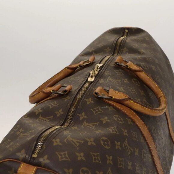 LOUIS VUITTON Monogram Keepall Bandouliere 60 Boston Bag - Picture 14 of 16